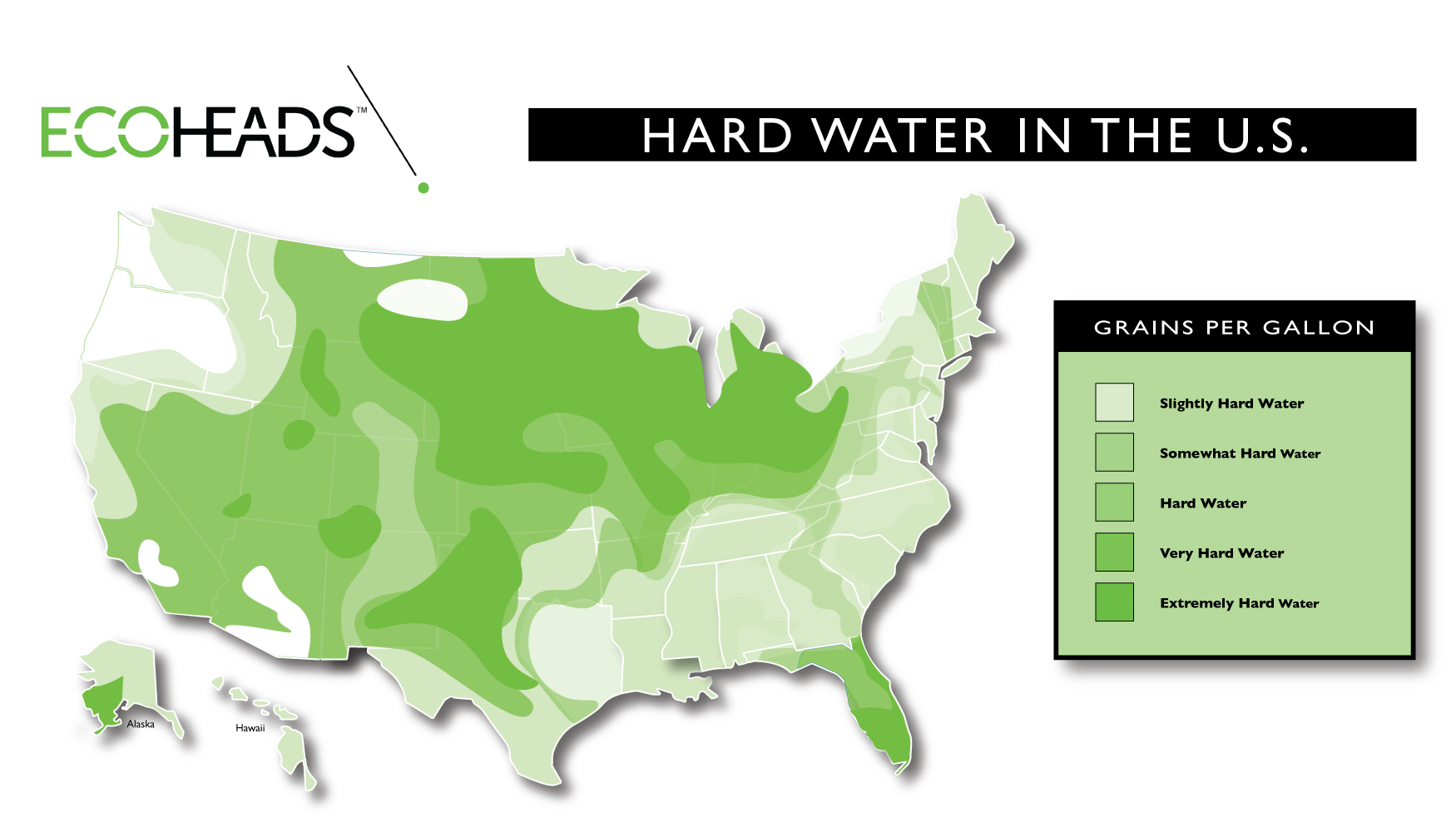 Areas of the US With the Hardest Water